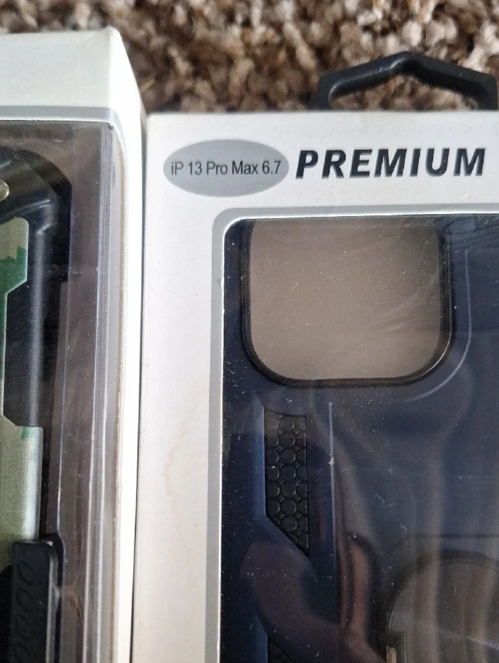 Premium Rugged Phone Case with Kickstand - Camouflage & Navy